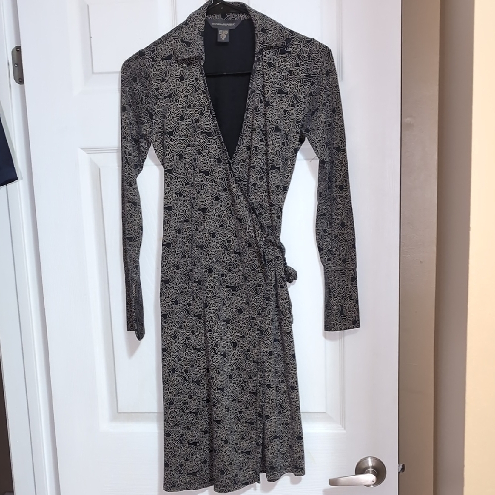 Banana Republic Floral Wrap Dress